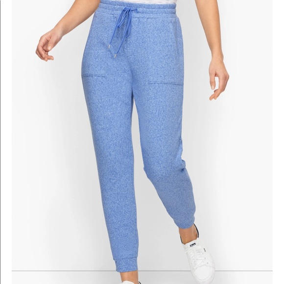Talbots Pants - T by Talbots Pima Terry Joggers, Size XLP, Eventide Terry
